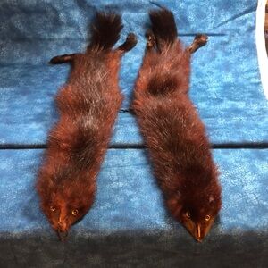 Mink Stole, each piece 22” long